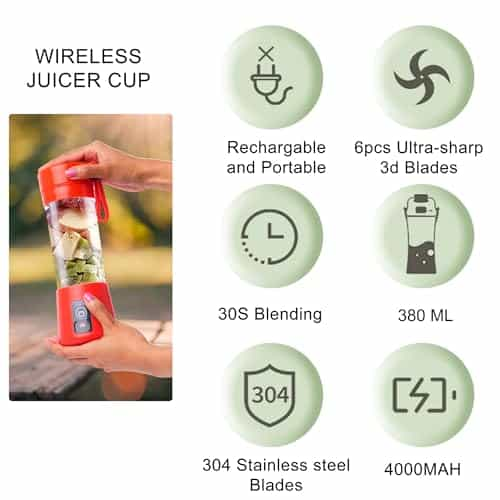 6 Blade Juicer Bottle